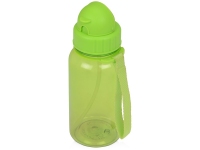 Бутылка для воды со складной соломинкой «Kidz», зеленое яблоко, тритан без БФА
