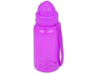 Бутылка для воды со складной соломинкой «Kidz», фиолетовый, тритан без БФА