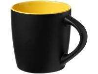 Керамическая чашка «Riviera», керамика, черный/желтый