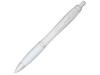 Ручка пластиковая шариковая «Nash» перламутровая, белый/серебристый, АБС пластик