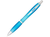 Ручка пластиковая шариковая «Nash» перламутровая, аква/серебристый, АБС пластик