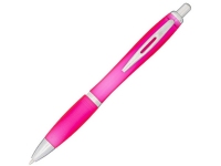 Ручка пластиковая шариковая «Nash» перламутровая, розовый/серебристый, АБС пластик