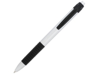 Ручка пластиковая шариковая «Spiral», серебристый/черный, пластик