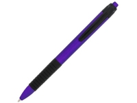 Ручка пластиковая шариковая «Spiral», пурпурный/черный, пластик