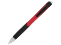 Ручка пластиковая шариковая «Tropical», красный/черный, пластик
