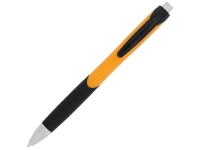 Ручка пластиковая шариковая «Tropical», оранжевый/черный, пластик