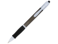 Ручка пластиковая шариковая «Trim», черный/белый, пластик