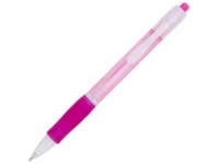 Ручка пластиковая шариковая «Trim», розовый/белый, пластик