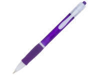 Ручка пластиковая шариковая «Trim», пурпурный/белый, пластик