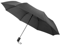 Зонт складной «Gisele», черный, эпонж полиэстер