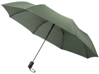 Зонт складной «Gisele», зеленый, эпонж полиэстер