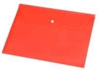 Папка-конверт А4, красный, полипропилен