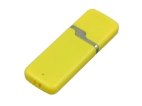 USB 2.0- флешка на 16 Гб с оригинальным колпачком, желтый