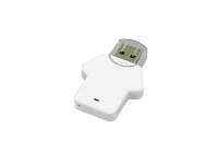 USB 2.0- флешка на 16 Гб в виде футболки, белый