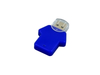 USB 2.0- флешка на 16 Гб в виде футболки, синий