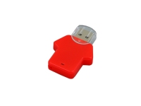USB 2.0- флешка на 16 Гб в виде футболки, красный
