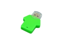 USB 2.0- флешка на 16 Гб в виде футболки, зеленый