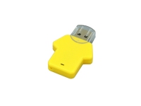 USB 2.0- флешка на 16 Гб в виде футболки, желтый