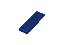 USB 2.0- флешка промо на 16 Гб в виде скрепки, синий