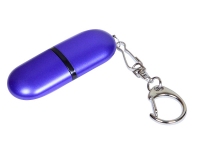 USB 2.0- флешка промо на 16 Гб каплевидной формы, синий