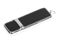 USB 2.0- флешка на 16 Гб компактной формы, черный/серебристый