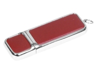 USB 2.0- флешка на 16 Гб компактной формы, коричневый/серебристый