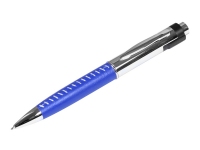 USB 2.0- флешка на 16 Гб в виде ручки с мини чипом, синий/серебристый