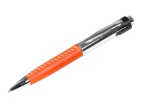 USB 2.0- флешка на 16 Гб в виде ручки с мини чипом, оранжевый/серебристый