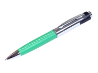 USB 2.0- флешка на 16 Гб в виде ручки с мини чипом, зеленый/серебристый