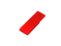 USB 2.0- флешка промо на 32 Гб в виде скрепки, красный