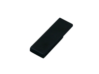 USB 2.0- флешка промо на 64 Гб в виде скрепки, черный
