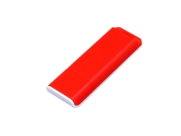 USB 2.0- флешка на 32 Гб с оригинальным двухцветным корпусом, красный/белый
