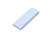 USB 2.0- флешка на 32 Гб с оригинальным двухцветным корпусом, белый