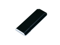 USB 2.0- флешка на 64 Гб с оригинальным двухцветным корпусом, черный/белый