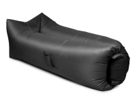Надувной диван «Биван 2.0», черный, высококачественный полиэстер