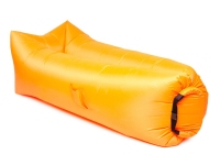 Надувной диван «Биван 2.0», оранжевый, высококачественный полиэстер