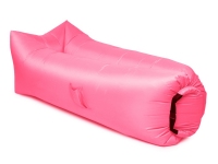 Надувной диван «Биван 2.0», розовый, высококачественный полиэстер
