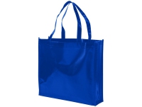 Ламинированная сумка для покупок, ярко-синий, ламинированный нетканый полипропилен