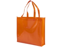 Ламинированная сумка для покупок, оранжевый, ламинированный нетканый полипропилен