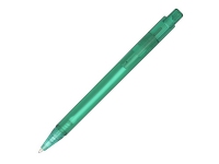 Ручка пластиковая шариковая «Calypso» перламутровая, матовый зеленый, АБС пластик