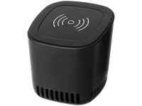 Колонка «Jack» с функцией Bluetooth® и беспроводным зарядным устройством, черный, АБС пластик