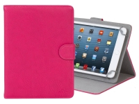 Чехол универсальный для планшета 8", розовый, полиуретан, вельвет