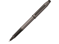 Ручка-роллер «Century II», Cross, корпус - латунь с матовым покрытием. Детали дизайна - полированное покрытие черного цвета