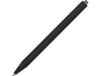 Ручка пластиковая шариковая Pigra P01 «софт-тач», черный, пластик