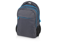 Рюкзак «Metropolitan», серый/голубой, полиэстер