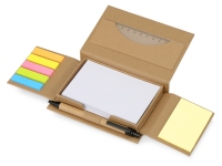 Канцелярский набор для записей «Stick box», натуральный, картон, бумага, дерево