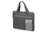 Конференц сумка для документов «Session», серый/светло-серый, 600D полиэстер, рипстоп 5 мм
