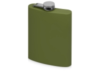 Фляжка «Remarque» soft-touch, зеленый милитари, нержавеющая cталь с покрытием soft-touch