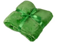 Плед мягкий флисовый «Fancy», зеленый, флис из 100% полиэстера