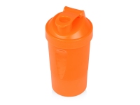 Шейкер для спортивного питания «Level Up», оранжевый, шейкер - PP пластик, шарик- нержавеющая сталь